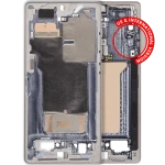 Samsung Galaxy S25 Ultra Mid-Frame Housing - Titanium Pink Gold OEM-Equivalent