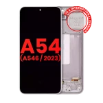 Samsung Galaxy A54 Display + Frame - White Soft Oled