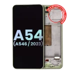 Samsung Galaxy A54 Display + Frame - Lime SVP