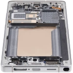 Samsung Galaxy S25 Ultra Display + Frame - Titanium White Silver SVP