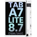 Samsung Galaxy Tab A7 Lite 8.7" (T220) (2021) (WiFi Version) Display + Frame - White SVP