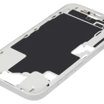 Apple iPhone 16 Middle Frame with Small Parts (No Charger Flex) - White Pulled A