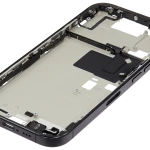 Apple iPhone 16 Pro Middle Frame with Small Parts (No Charger Flex) - Black Titanium Pulled A