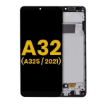 Samsung Galaxy A32 4G Display + Frame - Awesome Black Refurbished