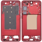 Samsung Galaxy S25 Plus Mid-Frame Housing - Coral Red OEM-Equivalent