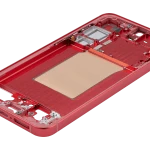 Samsung Galaxy S25 Plus Mid-Frame Housing - Coral Red OEM-Equivalent