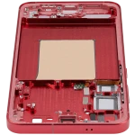 Samsung Galaxy S25 Plus Mid-Frame Housing - Coral Red OEM-Equivalent