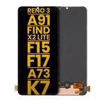 OPPO Find X2 Lite / Reno 3 / A91 / F15 / F17 / A73 4G / K7 5G Display (No Frame) Refurbished