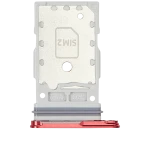 Samsung Galaxy S25 / S25 Plus Dual Sim Tray - Coral Red OEM-Equivalent