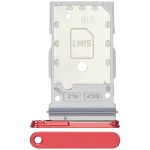 Samsung Galaxy S25 / S25 Plus Dual Sim Tray - Coral Red OEM-Equivalent