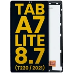Samsung Galaxy Tab A7 Lite 8.7" (T220) (2021) (WiFi Version) Display (No Frame) - Black Refurbished