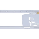 Samsung Galaxy A25 Mid-Frame Housing - Fantasy Blue OEM-Equivalent