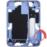 Apple iPhone 16 Middle Frame with Small Parts (No Charger Flex) - Ultramarine AM Plus