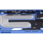 Apple iPhone 16 Middle Frame with Small Parts (No Charger Flex) - Ultramarine AM Plus