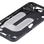 Apple iPhone 16 Plus Middle Frame with Small Parts (No Charger Flex) - Black AM Plus