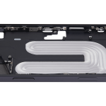 Apple iPhone 16 Plus Middle Frame with Small Parts (No Charger Flex) - Black AM Plus