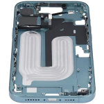 Apple iPhone 16 Plus Middle Frame with Small Parts (No Charger Flex) - Teal AM Plus