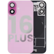 Apple iPhone 16 Plus Back Cover with Magnet Bazel incl NFC and Flash Flex - Pink Pulled A