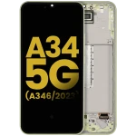 Samsung Galaxy A34 Display + Frame - Lime Refurbished