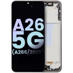Samsung Galaxy A26 Display + Frame - Black SVP