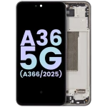 Samsung Galaxy A36 Display + Frame - Black SVP