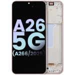 Samsung Galaxy A26 Display + Frame - Peach Pink SVP