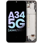 Samsung Galaxy A34 Display + Frame - Graphite SVP