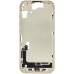 Apple iPhone 15 Middle Frame with Small Parts - Yellow Pulled B