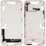 Apple iPhone 14 Plus Middle Frame with Small Parts (No Charger Flex) - Starlight Pulled B