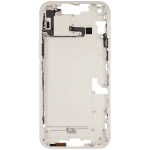 Apple iPhone 14 Plus Middle Frame with Small Parts (No Charger Flex) - Starlight Pulled B