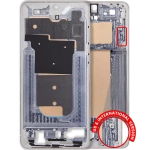 Samsung Galaxy S25 Edge Mid-Frame Housing - Titanium Icyblue / Titanium Silver OEM-Equivalent