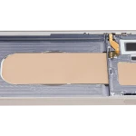 Samsung Galaxy S25 Edge Mid-Frame Housing - Titanium Icyblue / Titanium Silver OEM-Equivalent