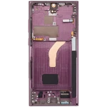 Samsung Galaxy S22 Ultra Display + Frame (120Hz) - Burgundy Soft Oled