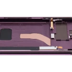 Samsung Galaxy S22 Ultra Display + Frame (120Hz) - Burgundy Soft Oled