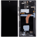 Samsung Galaxy S22 Ultra Display + Frame (120Hz) - Graphite / Sky Blue / Red Soft Oled