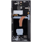 Samsung Galaxy S22 Ultra Display + Frame (120Hz) - Graphite / Sky Blue / Red Soft Oled