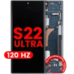 Samsung Galaxy S22 Ultra Display + Frame (120Hz) - Green Soft Oled