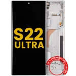 Samsung Galaxy S22 Ultra Display + Frame - Phantom White Refurbished