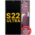 Samsung Galaxy S22 Ultra Display + Frame - Burgundy Refurbished