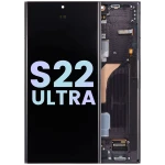 Samsung Galaxy S22 Ultra Display + Frame - Phantom Black SVP