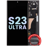 Samsung Galaxy S23 Ultra Display + Frame - Graphite SVP