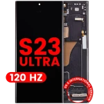 Samsung Galaxy S23 Ultra Display + Frame - Phantom Black (120Hz) AM Pro