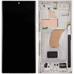 Samsung Galaxy S23 Ultra Display + Frame - Cream Soft Oled (120Hz) AM Pro