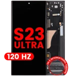 Samsung Galaxy S23 Ultra Display + Frame - Graphite Soft Oled (120Hz) AM Pro