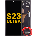 Samsung Galaxy S23 Ultra Display + Frame - Phantom Black Refurbished