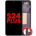 Samsung Galaxy S24 Plus Display + Frame - Onyx Black Soft Oled