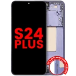 Samsung Galaxy S24 Plus Display + Frame - Cobalt Violet Soft Oled
