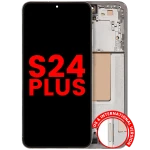 Samsung Galaxy S24 Plus Display + Frame - Amber Yellow Soft Oled
