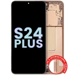 Samsung Galaxy S24 Plus Display + Frame - Sandstone Orange SVP