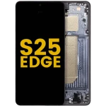 Samsung Galaxy S25 Edge Display + Frame - Titanium Jetblack Refurbished